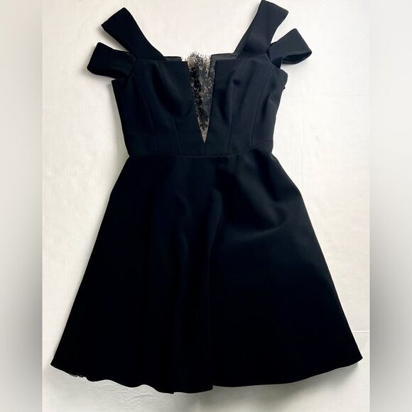 Lucian Matis A-Line Tea Length Cocktail Dress